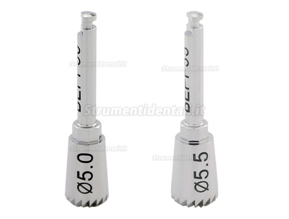 Kit profilore osseo implantare 4.0 4.5 5.0 5.5 6.0 e kit di viti guida compatibile con Hiossen OSSTEM